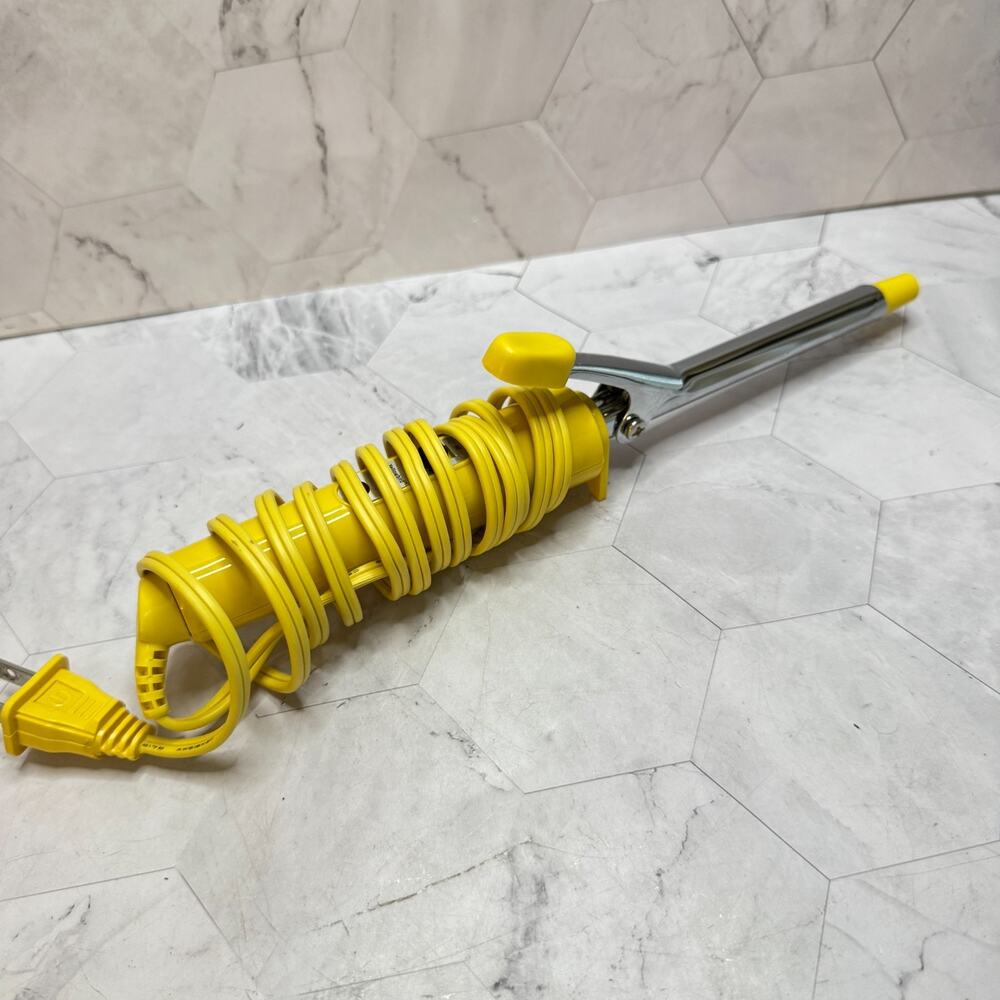 Vintage Conair Yellowbird Curling Iron 1/2" Barrel Y2K 1980s WORKING in EUC